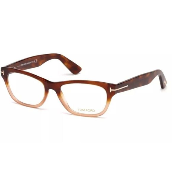 New Authentic Tom Ford FT5425-F-56A-53 Square Eyeglasses - Picture 1 of 1